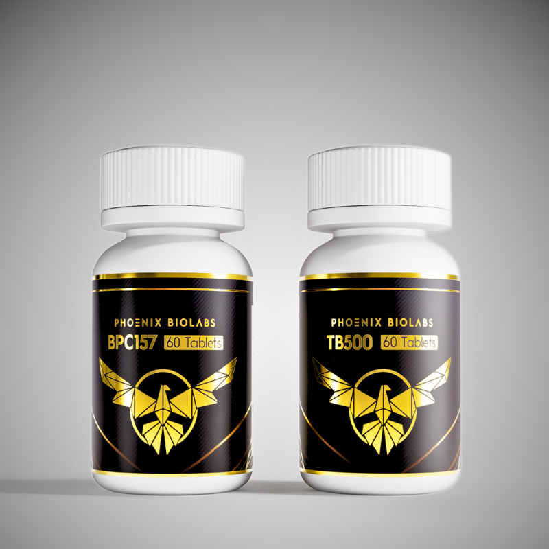 Wolverine Stack Tablets | BPC-157 300mcg + TB-500 300mcg Research Bundle | 120 Tablets